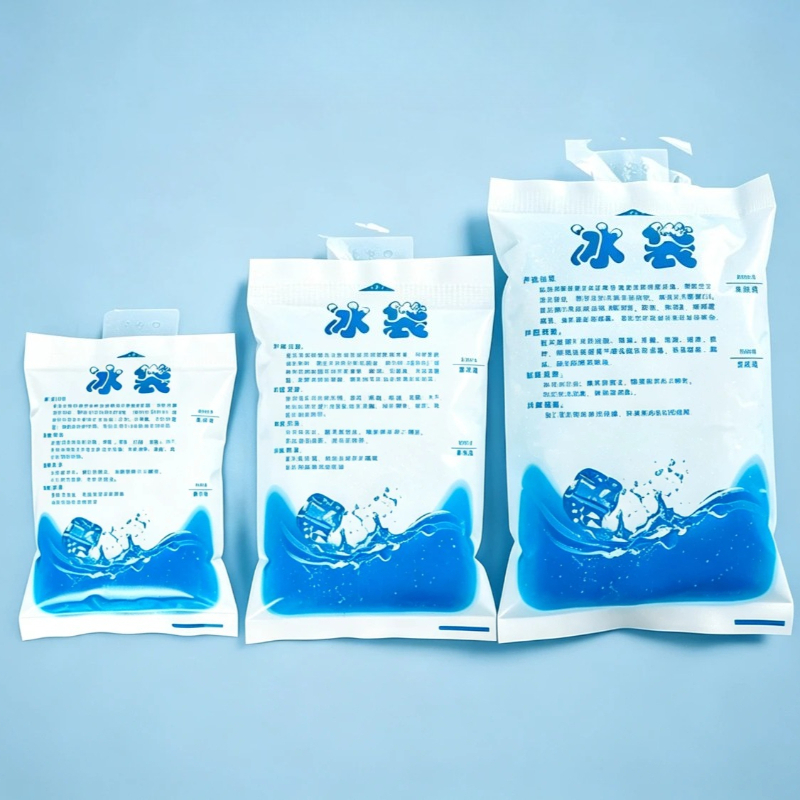 Energy Gel Pack - 12 Stück 100/200/400ml Wiederverwendbare Wassereinspritz-Kühlbeutel, Wiederverwendbare
