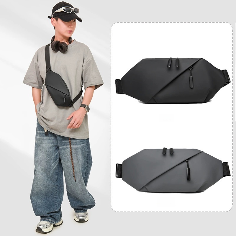 Running Zwift - Herren Minimalistische Outdoor-Sport-Lauf-Gürteltasche Wasserdichte Bauchtasche Stylische