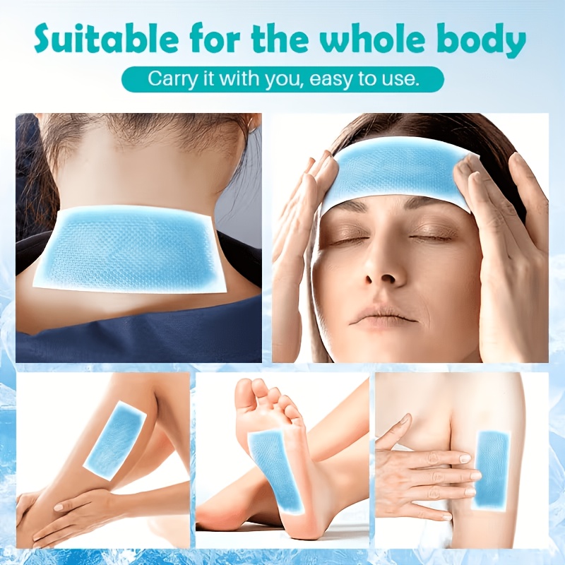 8 Stück Gel-Kühlpflaster, selb – Energy Gel Pack Bewertung und Preis